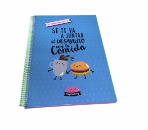 Se te va a juntar el desayuno con comida folder